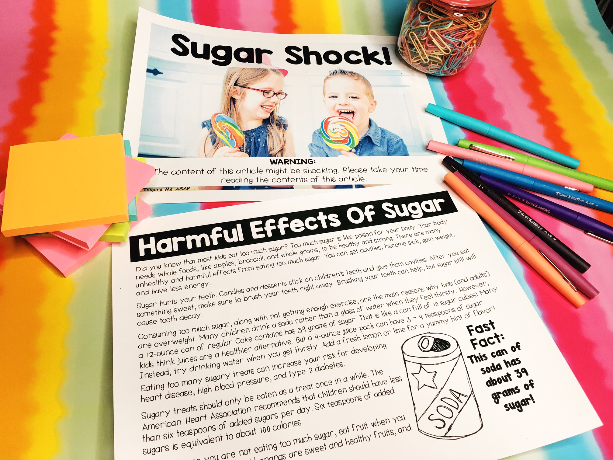 Сахарный шок. Sugar Shocker. Sugar Effect. Sugar Shock funnies. Students are reading article.