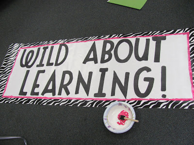 Wild about learning poster