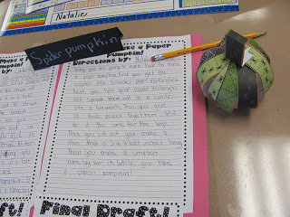expository writing with pumpkins