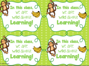 wild about learning freebie