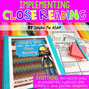 Looking to implement close reading into your primary classroom? This blog posts gives you information about what is is and to use the strategies in your classroom. 