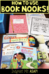 Are you looking to learn more about how to use book nooks with your readers in your primary classroom? This blog post explains how this teacher has her second graders take ownership over shopping for books in the classroom library and how they are kept organized in a book nook. Click here to read more about how to implement book nooks in your classroom! 