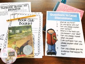 Students use book clubs as a way to ask and answer questions to demonstrate understanding of a text, which address CCSS for ELA. This blog post gives tips for how establish student-led conversations in their book clubs.