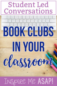 A must-read for teachers who are looking to implement book clubs into their classroom! This blog post identifies characteristics of student-led conversations during book clubs and gives specific examples of what it looks like in a third grade classroom. Click here to read more or pin to save for later.