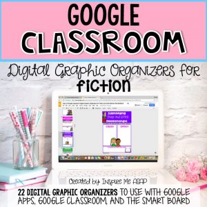 Looking for digital resources to use for Google Classroom? This blog post explains how to use ELA graphic organizers with digital devices, SMART boards, and Google Classroom.