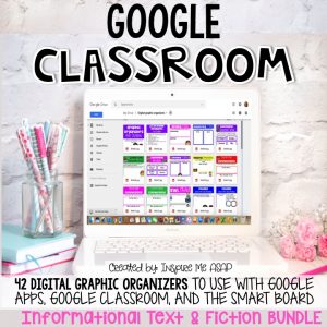 Looking for digital resources to use for Google Classroom? This blog post explains how to use ELA graphic organizers with digital devices, SMART boards, and Google Classroom.