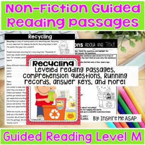 Non fiction guided reading passages level M