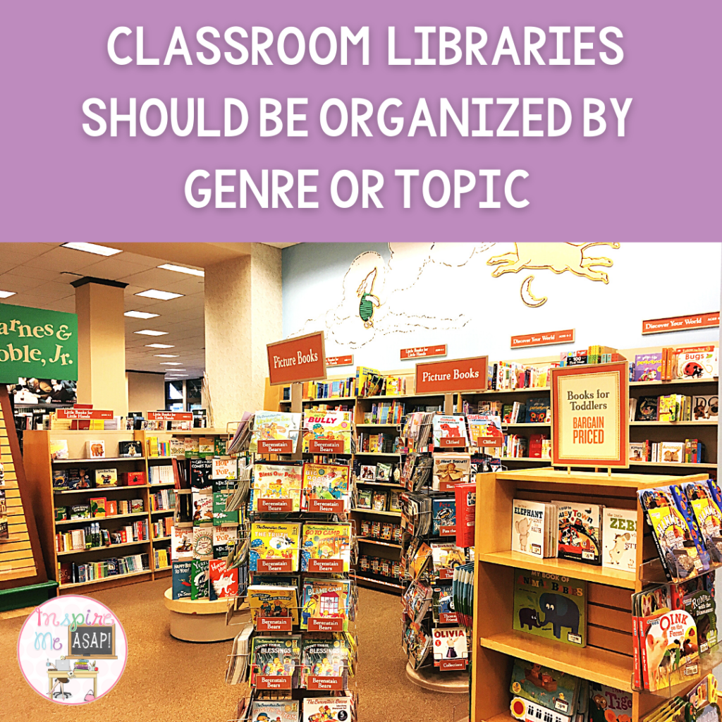 Classroom Library Organization in 5 Easy Steps - Inspire Me ASAP