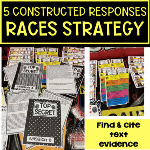 Constructed Response RACES Strategy | Writing Passages & Prompts | Text Evidence - Image 3